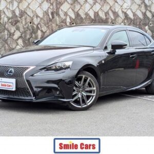 2014 Lexus Is black hybrid used car Japan export