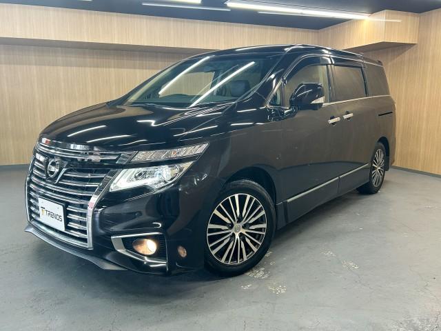 Ref:AUX-22882120 NISSAN ELGRAND 2014 1 2014 Nissan Elgrand black gasoline used car Japan export