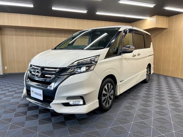 Ref:AUX-22882131 NISSAN SERENA 2017 1 2017 Nissan Serena white gasoline used car Japan export