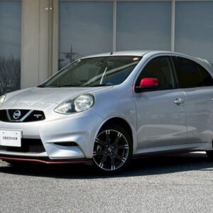 2017 Nissan March silver gasoline used car Japan export