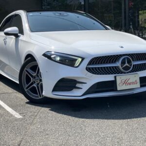 2019 Mercedes Benz A-Class white gasoline used car Japan export