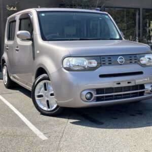 2017 Nissan Cube gray gasoline used car Japan export