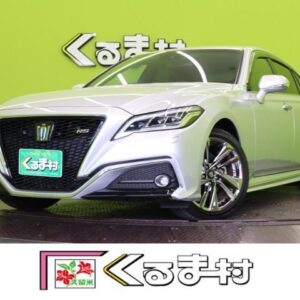 2021 Toyota Crown Hybrid silver hybrid used car Japan export