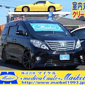 2013 Toyota Alphard G black gasoline used car Japan export