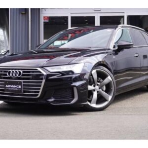 2022 Audi A6 Avant black hybrid used car Japan export
