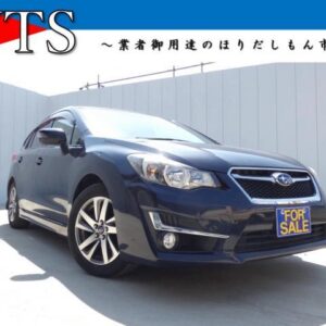 2015 Subaru Impreza Sports blue gasoline used car Japan export