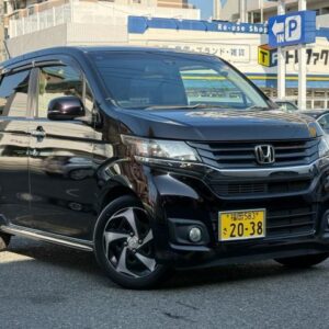 2014 Honda N-Wgn Custom purple gasoline used car Japan export