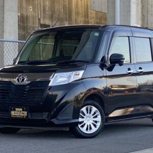 2017 Toyota Roomy black gasoline used car Japan export