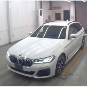 2021 Bmw 5 Series white gasoline used car Japan export