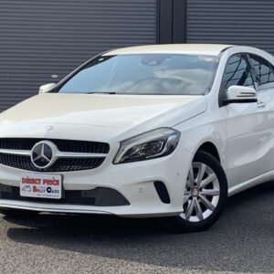 2016 Mercedes Benz A-Class white gasoline used car Japan export