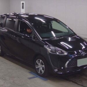 2020 Toyota Sienta black gasoline used car Japan export
