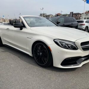 2017 Mercedes Amg C-Class white gasoline used car Japan export