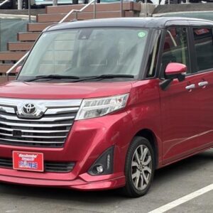 2017 Toyota Roomy red gasoline used car Japan export