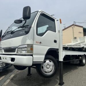 2003 Isuzu Elf Truck white diesel used car Japan export