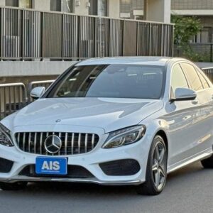2014 Mercedes Benz C-Class white gasoline used car Japan export