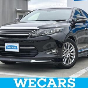 2017 Toyota Harrier black gasoline used car Japan export
