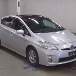 2011 Toyota Prius silver gasoline used car Japan export