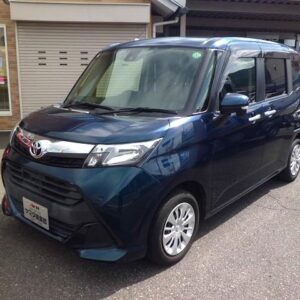 2017 Toyota Tank blue gasoline used car Japan export