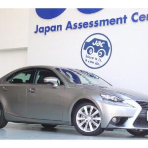 2013 Lexus Is silver hybrid used car Japan export