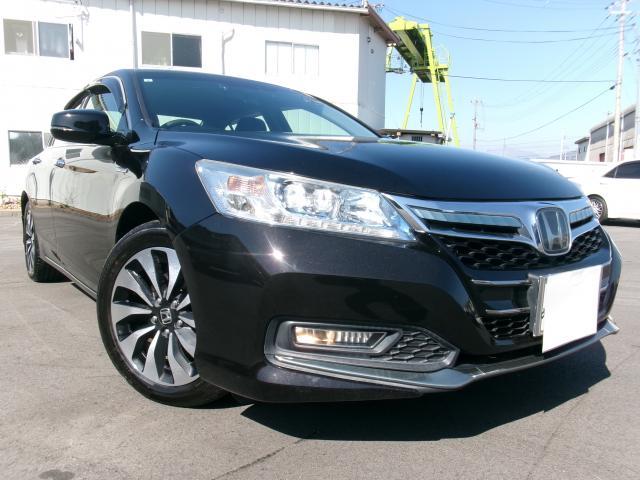 Ref:AUX-22902015 HONDA ACCORD HYBRID 2015 1 2015 Honda Accord Hybrid black hybrid used car Japan export