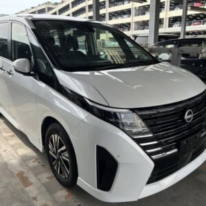 2024 Nissan Serena pearl hybrid used car Japan export