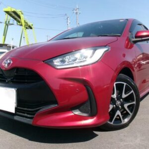2020 Toyota Yaris wine gasoline used car Japan export