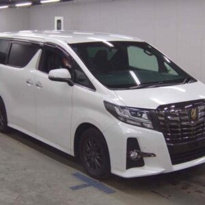 2017 Toyota Alphard pearl gasoline used car Japan export