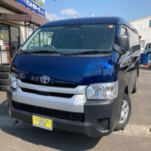 2019 Toyota Hiace Wagon blue gasoline used car Japan export