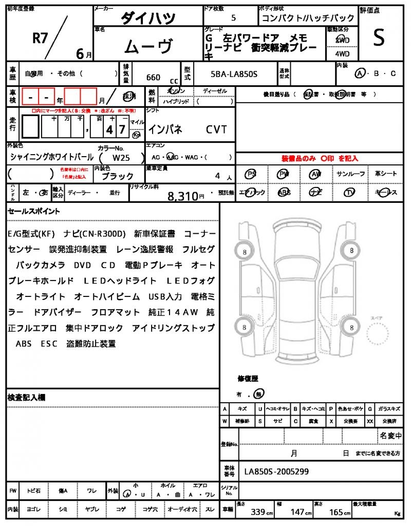 Ref:AUX-22910694 DAIHATSU MOVE 2025 21 Ref:AUX-22910694 DAIHATSU MOVE 2025 - Image 21