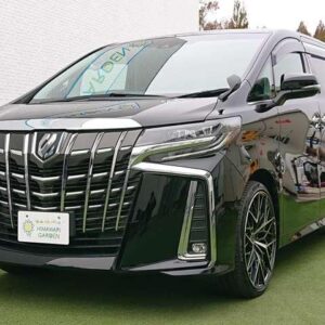 2020 Toyota Alphard black gasoline used car Japan export