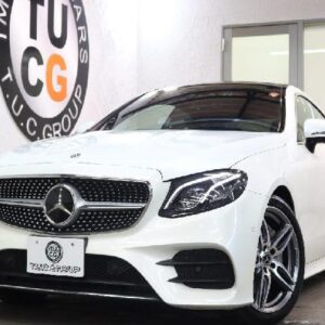 2019 Mercedes Benz E-Class white gasoline used car Japan export
