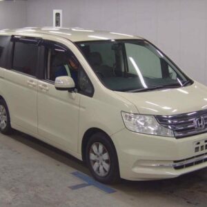 2012 Honda Stepwagon yellow gasoline used car Japan export