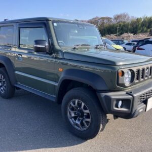 2024 Suzuki Jimny Sierra green gasoline used car Japan export