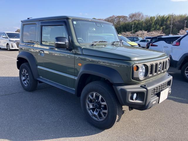 Ref:AUX-22916059 SUZUKI JIMNY SIERRA 2024 1 2024 Suzuki Jimny Sierra green gasoline used car Japan export