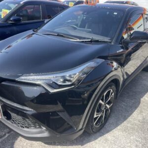 2018 Toyota C-Hr black gasoline used car Japan export