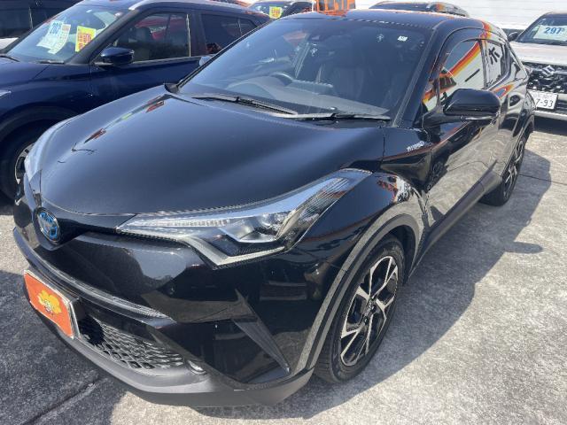Ref:AUX-22917538 TOYOTA C-HR 2018 1 2018 Toyota C-Hr black gasoline used car Japan export