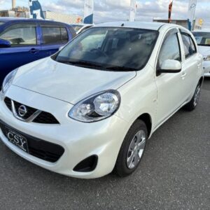 2017 Nissan March pearl gasoline used car Japan export