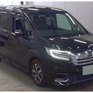 2019 Honda Stepwagon Spada black gasoline used car Japan export