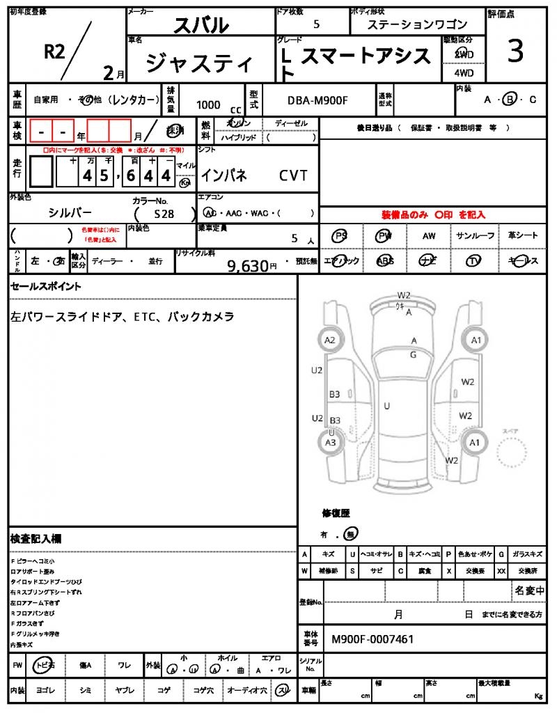 Ref:AUX-22921668 SUBARU JUSTY 2020 17 Ref:AUX-22921668 SUBARU JUSTY 2020 - Image 17