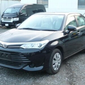 2017 Toyota Corolla Axio black gasoline used car Japan export