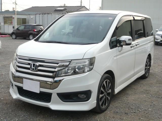 Ref:AUX-22922318 HONDA STEPWAGON SPADA 2013 1 2013 Honda Stepwagon Spada pearl gasoline used car Japan export