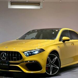 2023 Mercedes Amg A-Class yellow gasoline used car Japan export