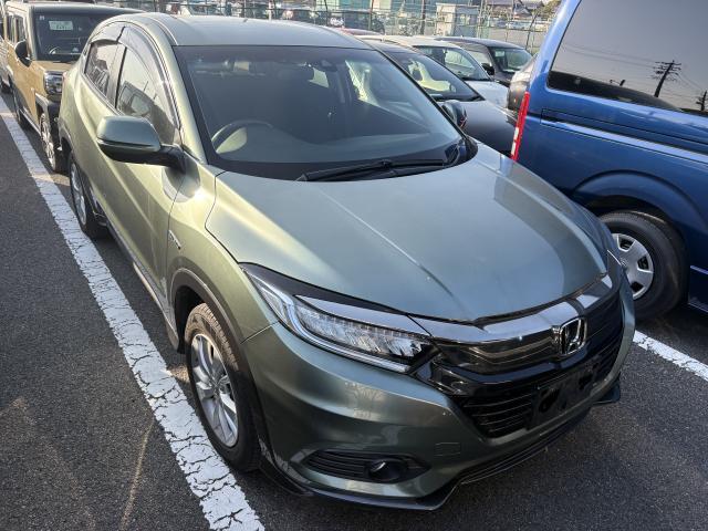 Ref:AUX-22922909 HONDA VEZEL 2021 1 2021 Honda Vezel green gasoline used car Japan export