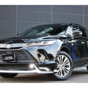 2020 Toyota Harrier Hybrid black hybrid used car Japan export