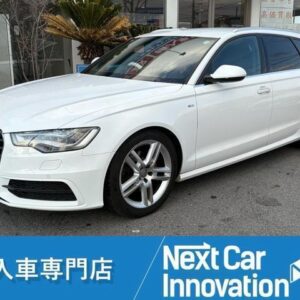 2012 Audi A6 Avant white gasoline used car Japan export