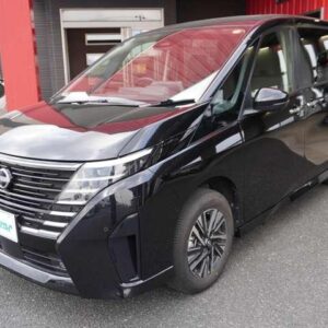 2024 Nissan Serena black gasoline used car Japan export