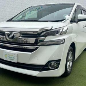 2016 Toyota Vellfire pearl gasoline used car Japan export