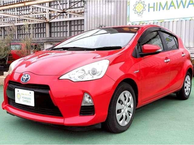 Ref:AUX-22934718 TOYOTA AQUA 2012 1 2012 Toyota Aqua red hybrid used car Japan export