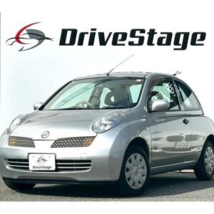 2003 Nissan March silver gasoline used car Japan export