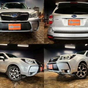 2014 Subaru Forester silver gasoline used car Japan export